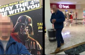 Lo acusan de pedofilia… ¡por tomarse una selfie con Darth Vader!