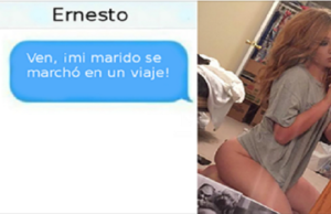 Su esposo se va de viaje y ella por error le envía un mensaje cuando el reclama; ella le da la lección de su vida