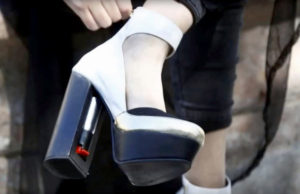 Tacones con gas pimienta, el invento de una diseñadora mexicana contra la violencia de género
