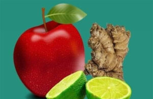 Prepara el licuado de manzana, jengibre y limón para perder peso