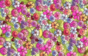 Demuestra que tienes inteligencia y percepción avanzada, descubre la mariposa entre las flores