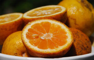 Te de cáscara de naranja agria