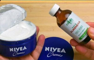 Cómo potenciar la crema nívea con aceite de almendras