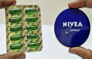 Esta es la forma correcta de utilizar la vitamina E con Nivea para las arrugas