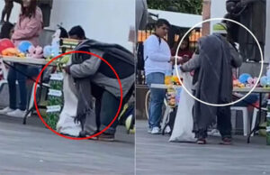 Hombre de la calle se las ingenia para regalar ‘juguetes’ a niños por el Día de Reyes